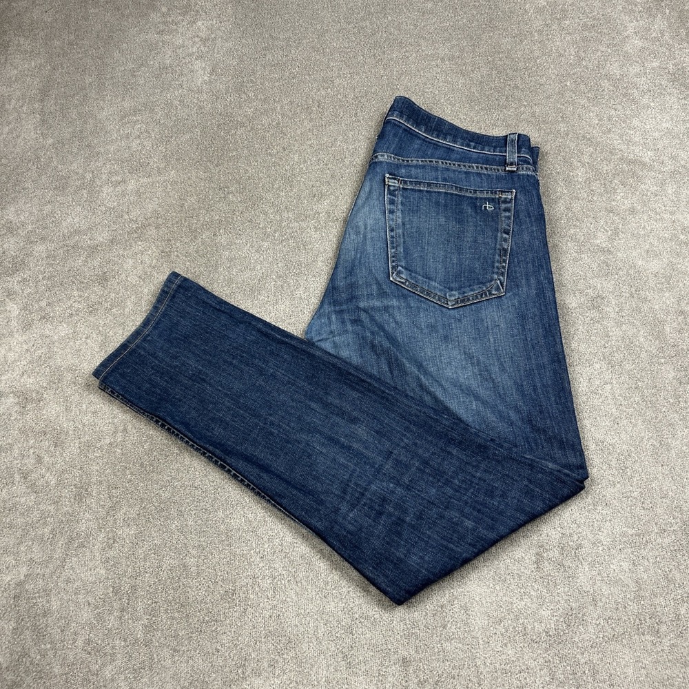 Rag & bone Standard Issue Slim Leg Fit 2 Denim Jean Mens (31) 34x32 Stretch